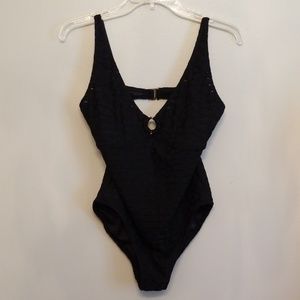Anne Cole Black One Piece Swimsuit